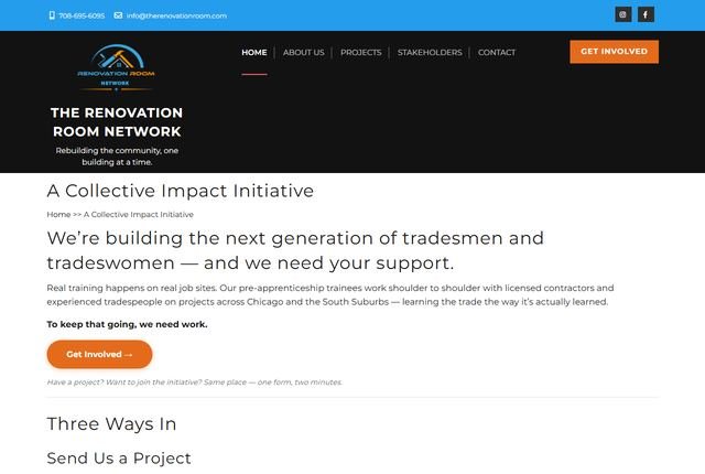 The Renovation Room Network nonprofit site